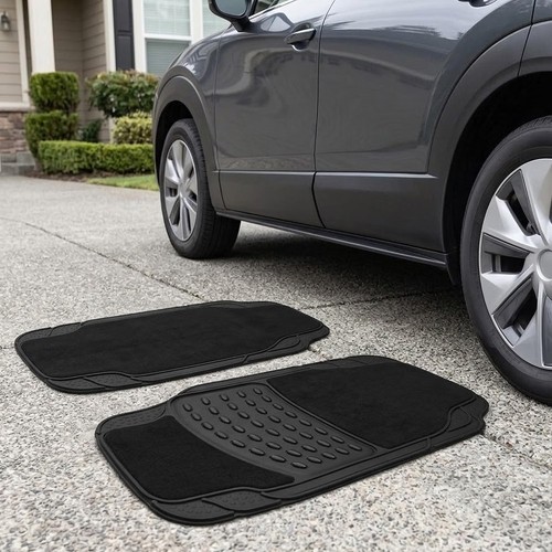 Piece rubber car mat - rubber, &