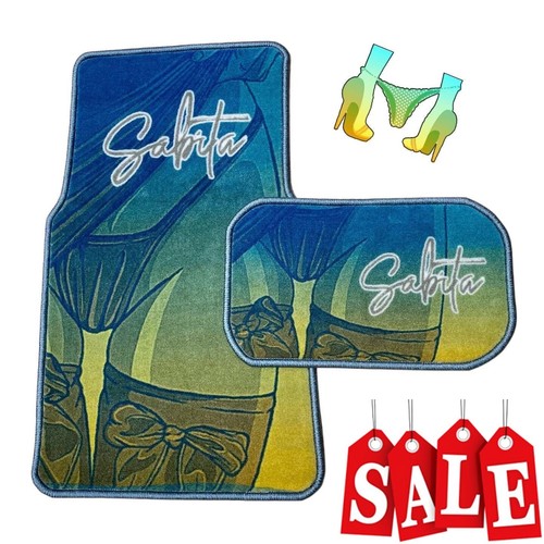 Panty flash girl car mats - flash,