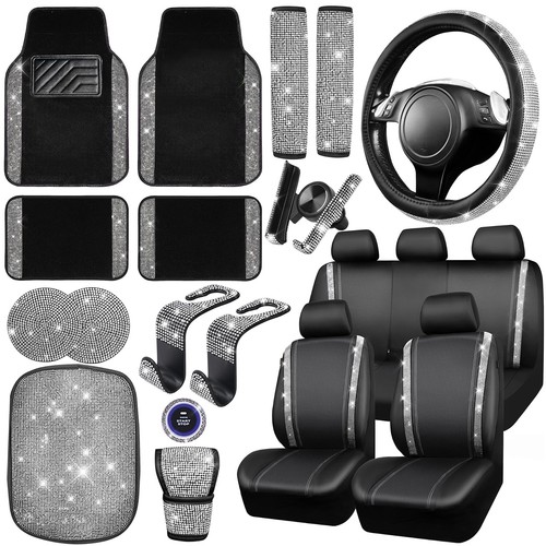 Bling car accessories set - car,