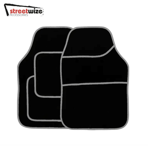 Universal black car mats with - universal,